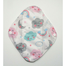 Charcoal Panty Liner / Light Flow Pad - Clouds