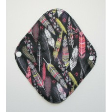 Charcoal Panty Liner / Light Flow Pad - Feathers