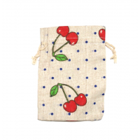 Menstrual Cup Bag - Cherries