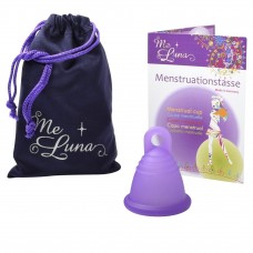 Me Luna Shorty Menstrual Cup - Ring Stem - Large