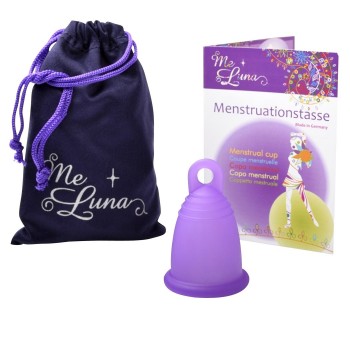 Me Luna Classic Menstrual Cup - Ring Stem - Medium Me Luna Classic Menstrual Cup - Ring Stem - Cloth Mama