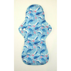 Bamboo Cloth Heavy Flow Sanitary Pad - Narwhals