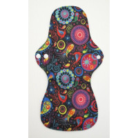 Bamboo Cloth Heavy Flow Sanitary Pad - Psychedelic