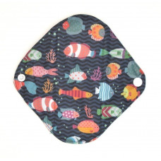 Bamboo Panty Liner / Light Flow Sanitary Pad - Under the Sea