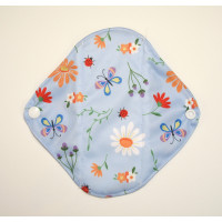 Bamboo Panty Liner / Light Flow Sanitary Pad - Wild Flowers