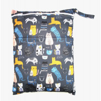 Large Wet Bag - Cats