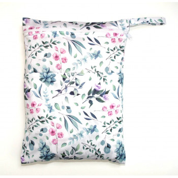 Large Wet Bag - Floral Print - Cloth Mama