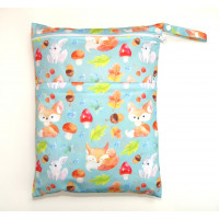 Large Wet Bag - Fox Cubs