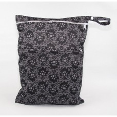 Large Wet Bag - Black Lace