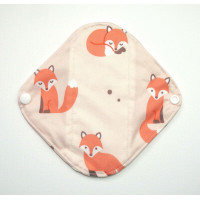 Bamboo Panty Liner / Light Flow Sanitary Pad - Foxes
