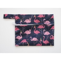 Mini Wet Bag - Flamingos
